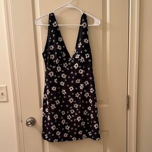 Princess Polly Black and White Floral mini Dress